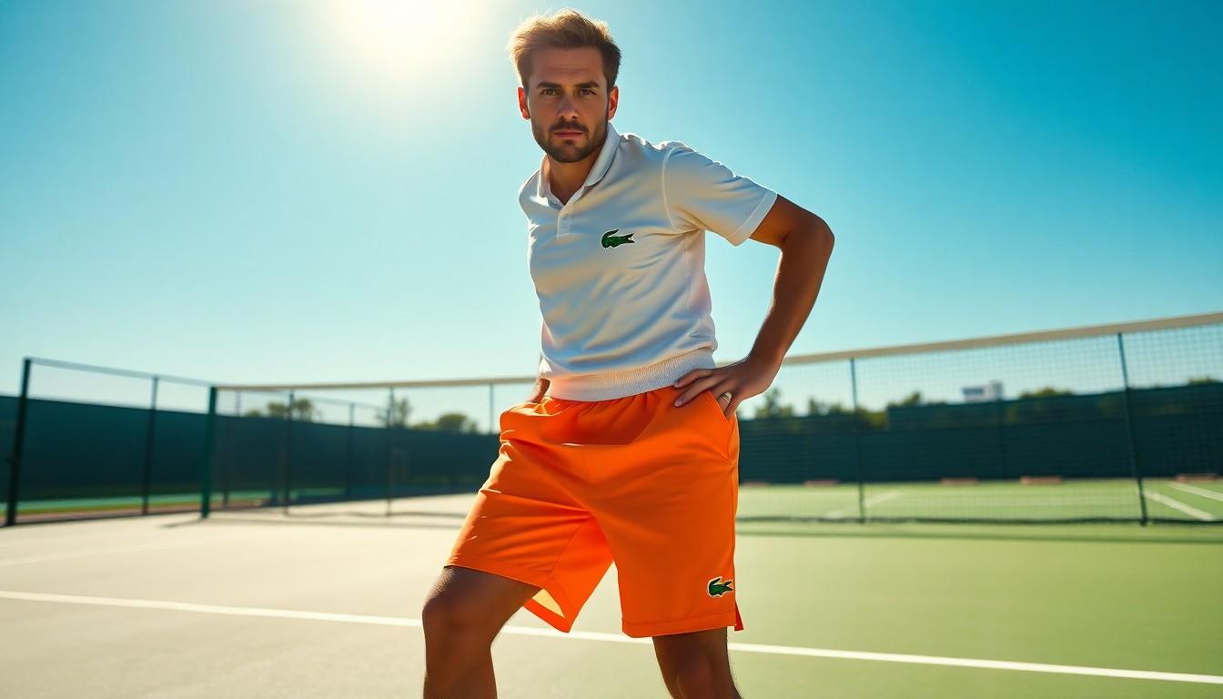 lacoste tennis shorts